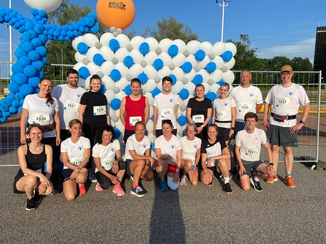 Nach dem Stau übers Rollfeld – Firmenlauf 2024