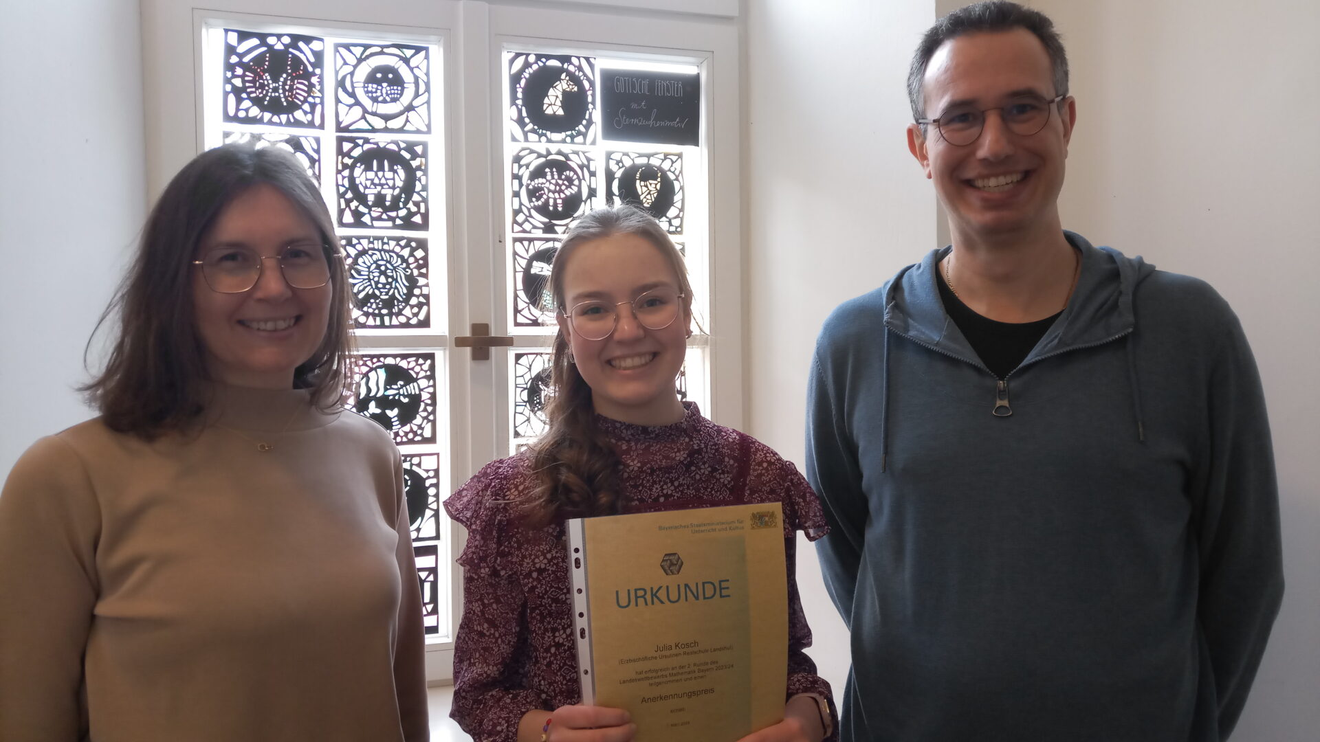 Julia Kosch: Vom Klassenzimmer in Landshut zum Mathe-Seminar in Würzburg