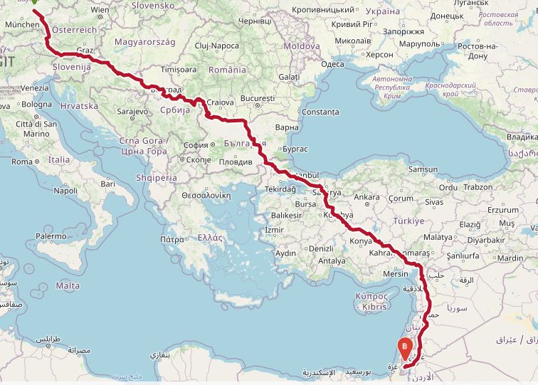 Radreise nach Jerusalem!