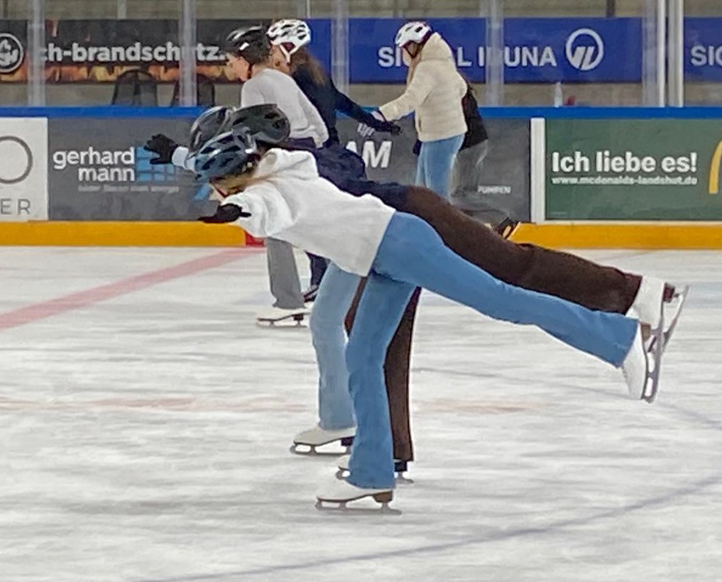 Glatte Eins auf glattem Eis